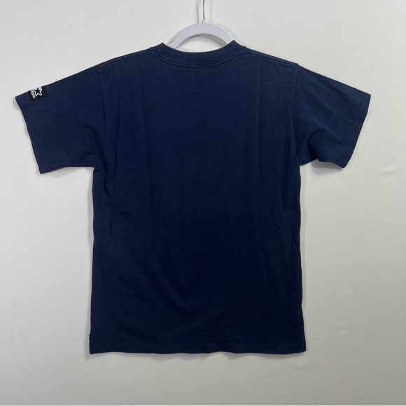 Vintage Starter Sportswear Golden State Warriors 90s Logo Tee Youth Large Navy - Picture 3 of 5